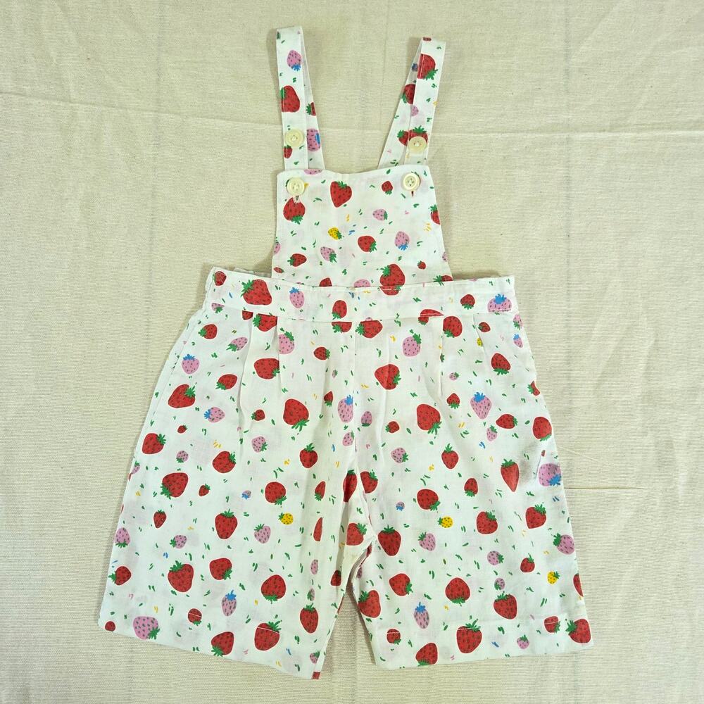 Vintage Strawberry Pattern Romper 18-24 months